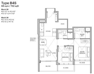 lentoria-condo-floor-plan-2-bedroom-type-b4s-singapore